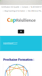 Mobile Screenshot of capresilience.fr